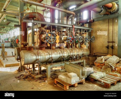 Old Boiler House Of The Former Gdr Stock Photo Alamy
