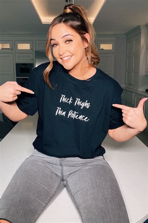 Thick Thighs Black Tee In The Style Australia