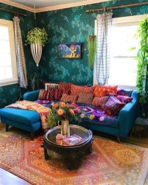 Charming Boho Living Room Decorating Ideas With Gypsy Style15 Homishome