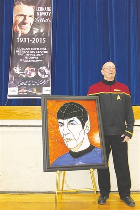Local Artist Creates Stained Glass Portrait Of Spock Vulcan Advocate