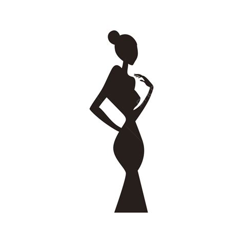 Beauty Woman Silhouette Png Images Silhouette Beauty Woman Cute