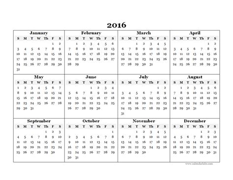 2016 yearly calendar template 04 free printable templates gambaran
