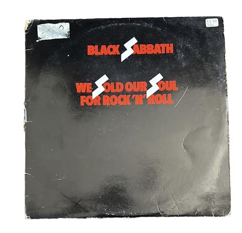 Black Sabbath Signed We Sold Our Souls For Rock N Roll Vinyl LP CharityStars