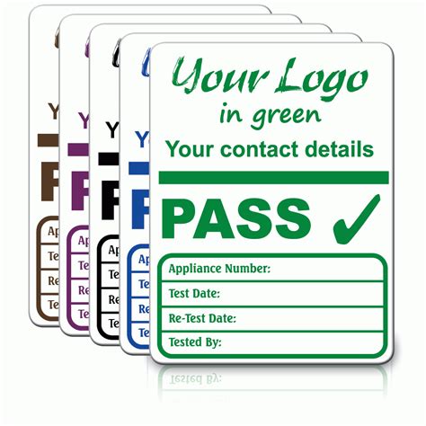 Buy Custom Pat Test Labels Pat Labels Online