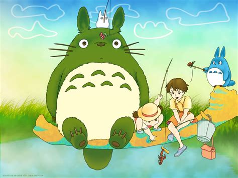 Fond Décran Illustration Dessin Animé Mon Voisin Totoro Jungle