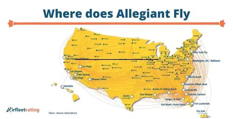 Where Does Allegiant Fly Flight Destinations And Route Map