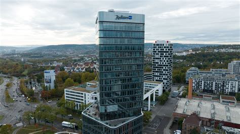 Radisson Blu Hotel At Porsche Design Tower Stuttgart Germany Opens