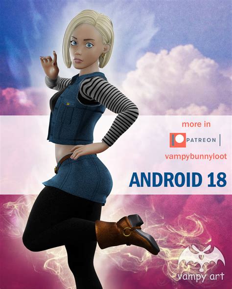 Android 18 Sexy By Vampybunny On Deviantart