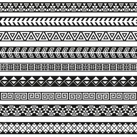 seamless vector tribal borders tribal vintage ethnic seamless backdrop boho fashion style