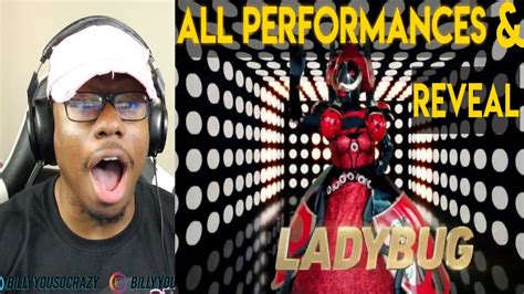masked singer ladybug all performances and reveal season 2 reaction youtube