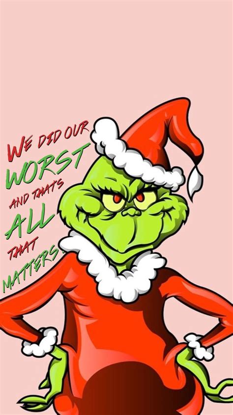 Iphone Cute Christmas Wallpaper Grinch Happy Winter Christmas Holidays Wallpapers Bocahkwasuus