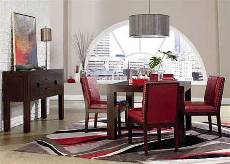 square parsons style dining table by standard furniture wolf and gardiner wolf furniture