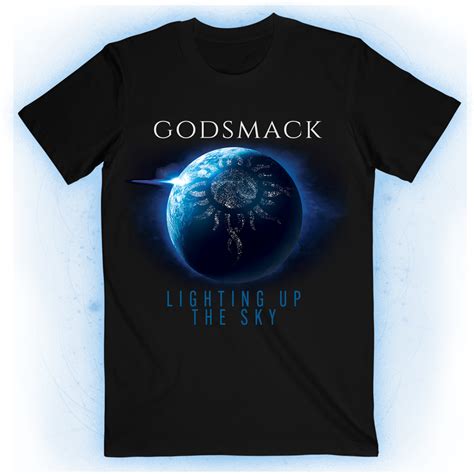 Lighting Up The Sky Album Tee Godsmack Official Store