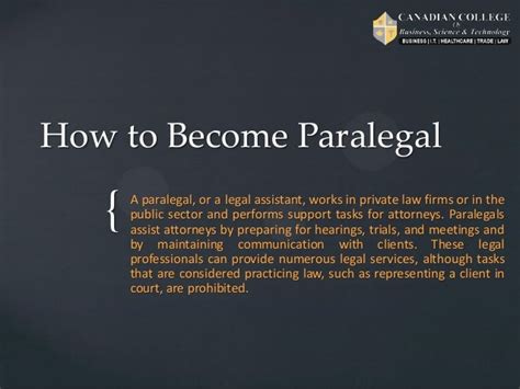 How To Become Paralegal