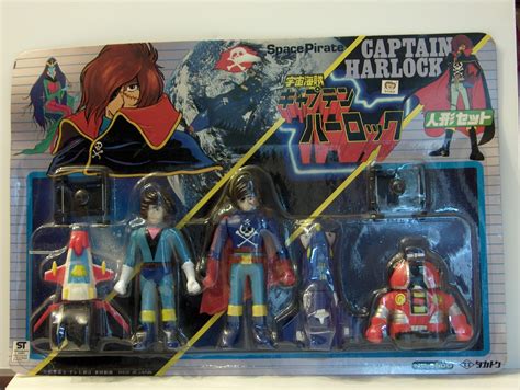 Geoff S Superheroes Space And Other Incredible Toys Captain Harlock Vinyl Set