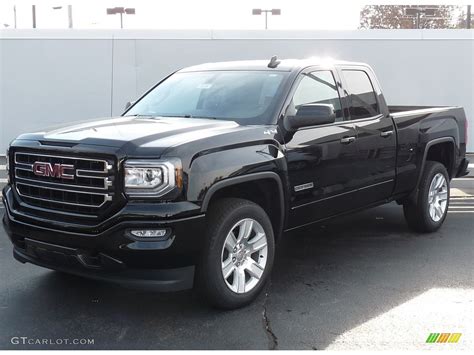 2017 Onyx Black Gmc Sierra 1500 Elevation Edition Double Cab 4wd