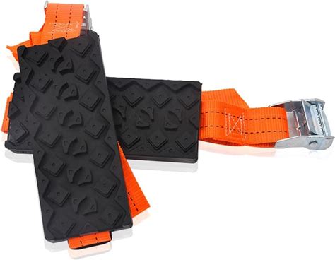 Car Traction Pads Offroad Snow Chains Alternative Set Of 2 Easy To