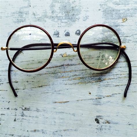 Vintage Round Frame Glasses Mh Harris Wire Rim By Shopkingdude 70