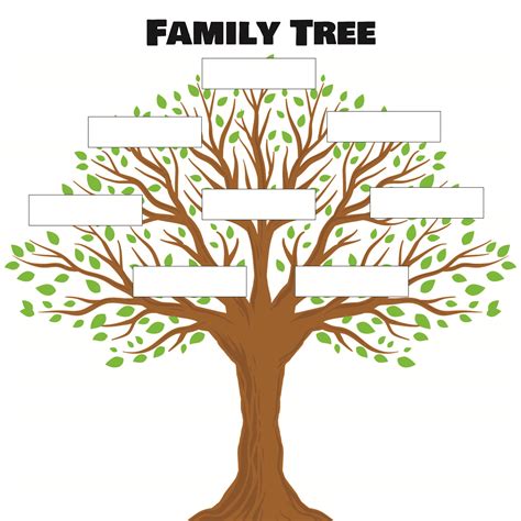 Printable Free Printable Family Tree Template
