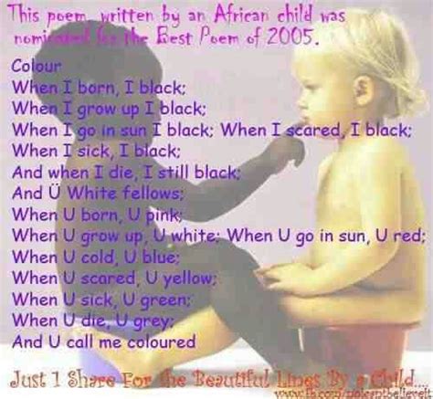 African Child Poemvery Nice Quotes Kids Poems Poems