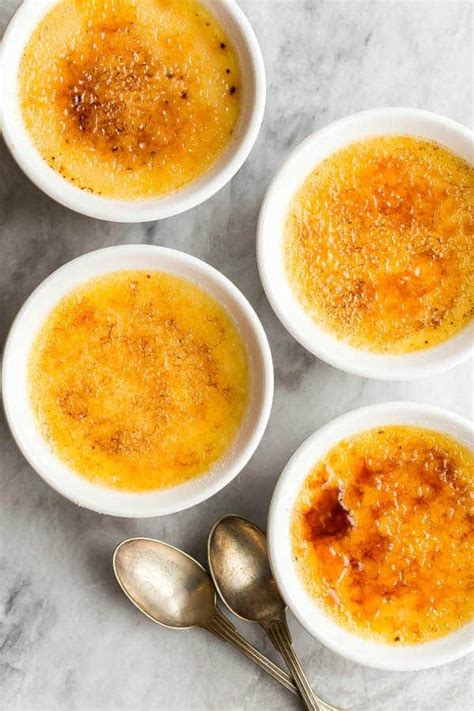 Creme Br L E Is A Simple But Elegant Dessert Made With Egg Yolks Heavy