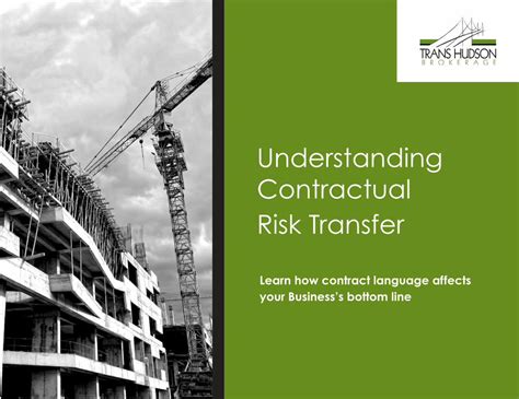 Pdf Understanding Contractual Risk Transfer · Sound Risk Management