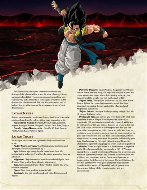 Maybe you would like to learn more about one of these? Here is even more D&D 5e homebrew. Have fun! in 2020 | Dnd races, Dungeons and dragons homebrew ...