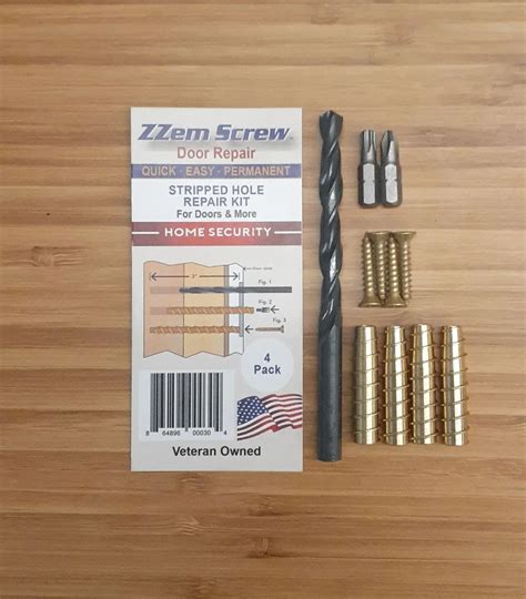 Zzem Screw Installation Instructions Fix And Secure Sagging Doors And