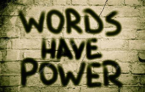 Words Have Power Concept — Stock Photo © Nevenova 52771585