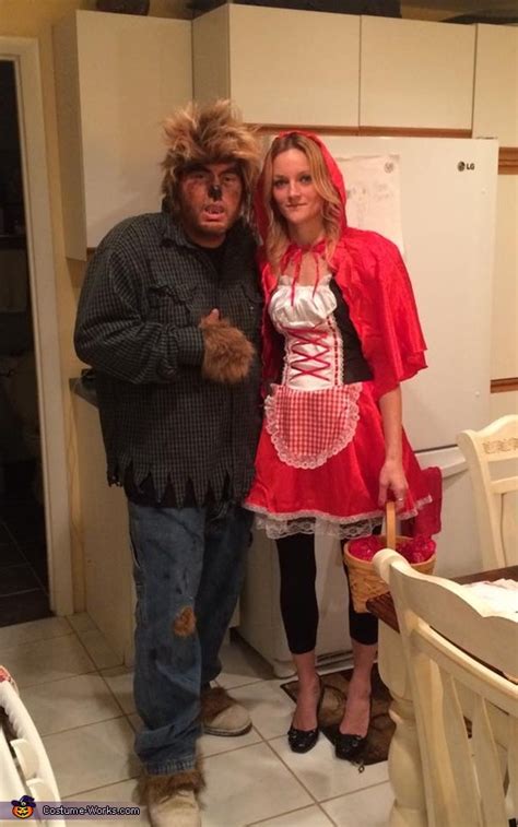 little red riding hood and the big bad wolf couple s halloween costume