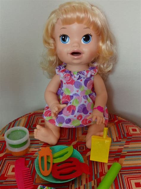 Boneca Baby Alive Loira Comilona Completa Brinquedo Hasbro Usado