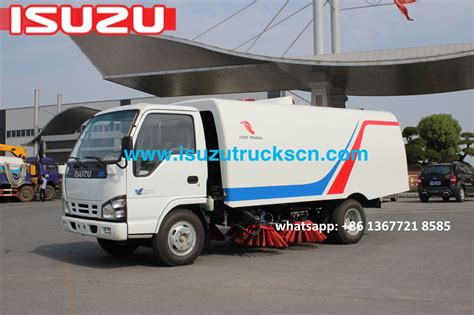 isuzu 5m3 road sweeper machine philippines truck mounted sweeper