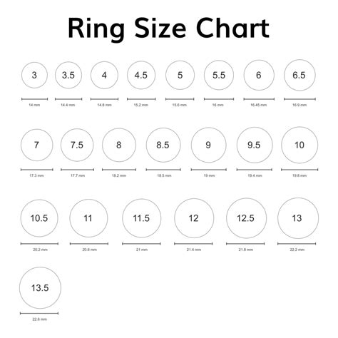 Free Printable Ring Size Chart Free Printable Templates