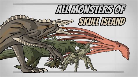 All Monsters Of Skull Island Kong Skull Island Part 1 King