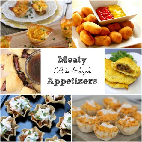 Bite Sized Meaty Appetizers