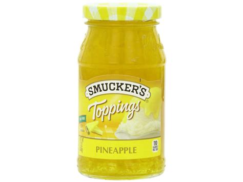 Smuckers Pineapple Fat Free Toppings 12 Oz La Comprita
