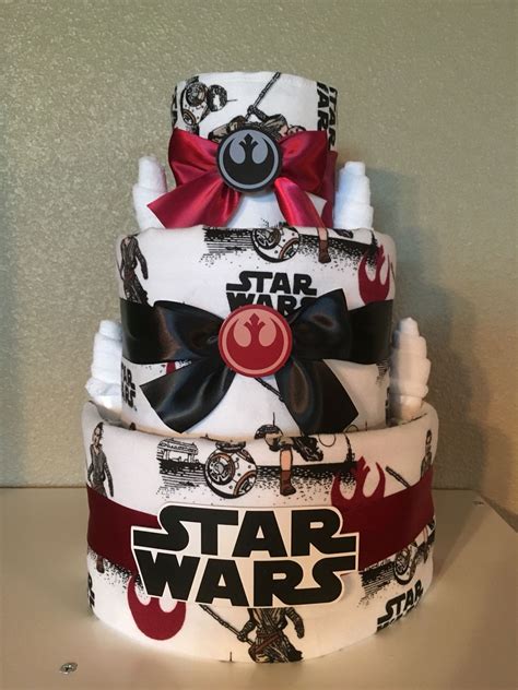 Star Wars Diaper Cake Star Wars Baby Shower Baby Shower Corsage