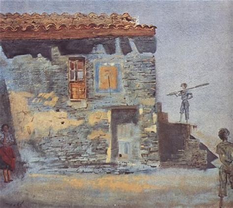 Landscape Near Figueras Salvador Dali Noon Barracks Of Port Lligat