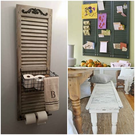 17 Ways Youve Never Thought To Reuse Old Shutters