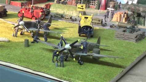 World War Ii Models Battle Of Britain Raf Airfield Dioramaa Tribute To