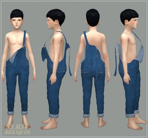 Child Unbalance Dungarees At Marigold Sims 4 Updates