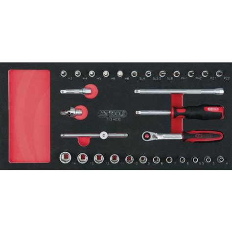 KS Tools SUPERLOCK Socket Set 1 4 46pcs 7887134030 Spare Parts