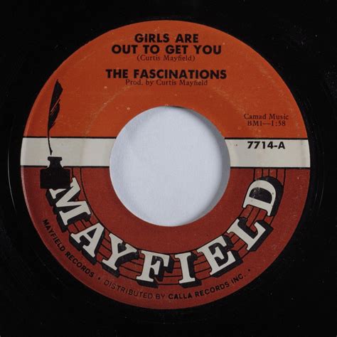 Northern Soul 45 Fascinations Girls Are Out To Get You Mayfield Hear Auction Details