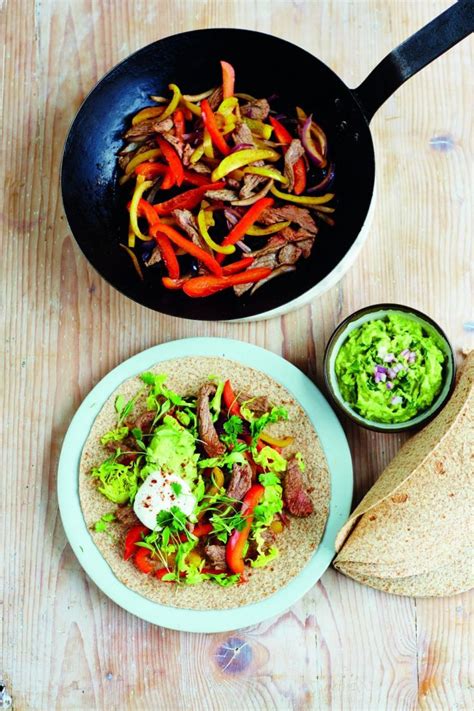 Add steak to slow cooker. Cook It: Rainbow Pepper Steak Fajitas | Stuffed peppers ...