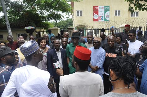 civil society groups and supporters of labour party in fct in a solidarity visit to labour
