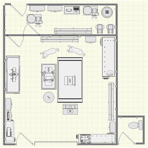 Article Image | Workshop plans, Woodworking shop plans, Workshop layout