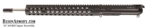 16 300 Blackout Cqr Upper With Railedmodular Forearm Bison Armory Store