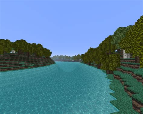 Custom Terrain Long River Minecraft Map