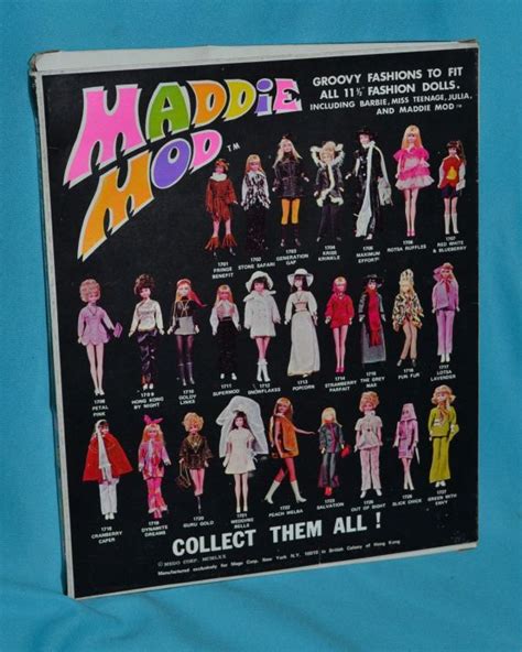 Year Maddie Mod Fashions Back Of Box By Mego Made In Hong Kong