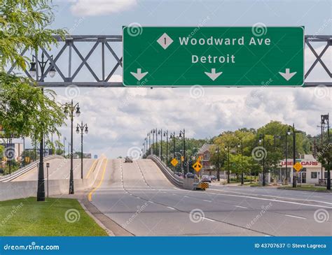 Woodward at 8 Mile Road, Woodward Dream Cruise. Stock Image - Image of